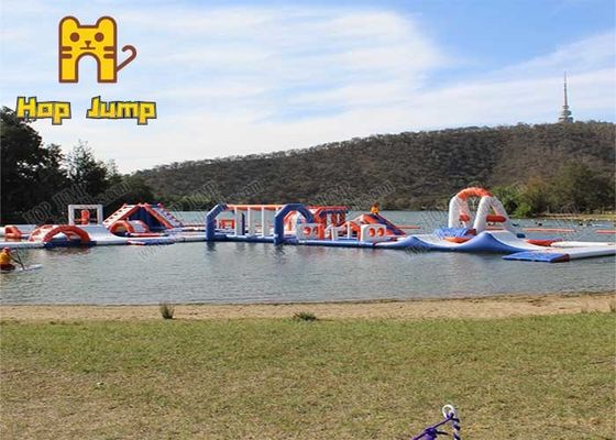Ικανότητα Inflatables 30-200 Peoeple πάρκων νερού περιπετειών διασκέδασης