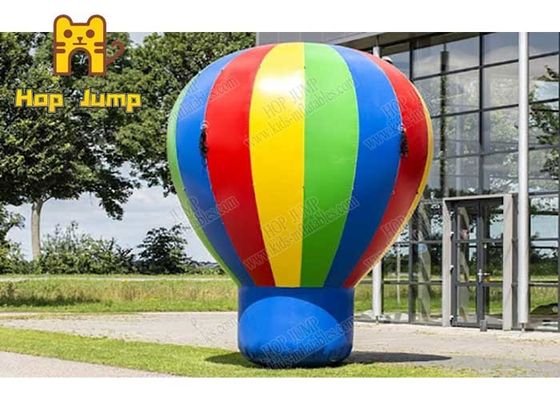 Υπαίθρια μπαλόνια ουράνιων τόξων που διαφημίζουν το προσαρμοσμένο έδαφος λογότυπο Inflatables