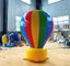 Υπαίθρια μπαλόνια ουράνιων τόξων που διαφημίζουν το προσαρμοσμένο έδαφος λογότυπο Inflatables