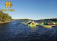 Επιπλέουσα φωτογραφική διαφάνεια νερού Inflatables πάρκων νερού ODM cOem για SGS CE λιμνών