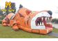 Υπαίθρια παιδιών διογκώσιμη αναπήδηση Combo παιδικών χαρών πόλεων διασκέδασης τιγρών Inflatables χαριτωμένη