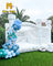 17ft λευκός γαμήλιων ψευτοπαλλικαράδων φωτογραφικών διαφανειών οίκος Combo αναπήδησης Combo διογκώσιμος με τη φωτογραφική διαφάνεια