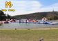Ενηλίκων αθλητικά παιχνίδια Inflatables πάρκων νερού συνήθειας αστεία υπαίθρια