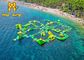 Διογκώσιμο πάρκο νερού σειράς μαθημάτων εμποδίων αθλητικών παιχνιδιών στη θάλασσα λιμνών